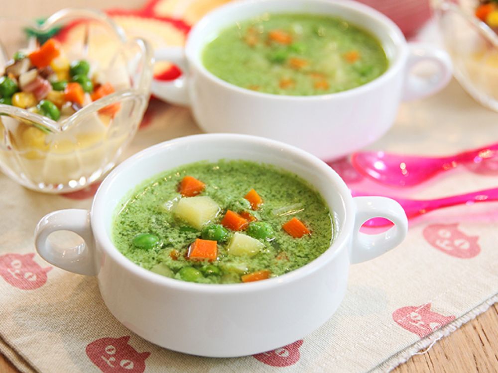豆腐豌豆拌湯