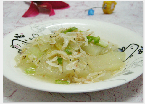 清炒冬瓜蝦皮
