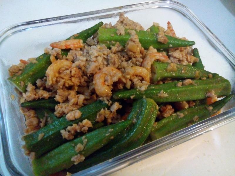 蝦干秋葵辣肉醬