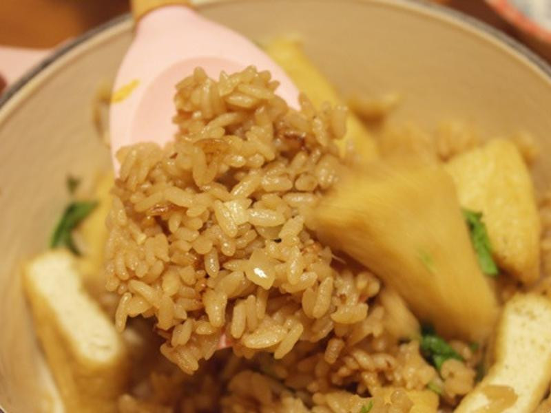油豆腐炊飯