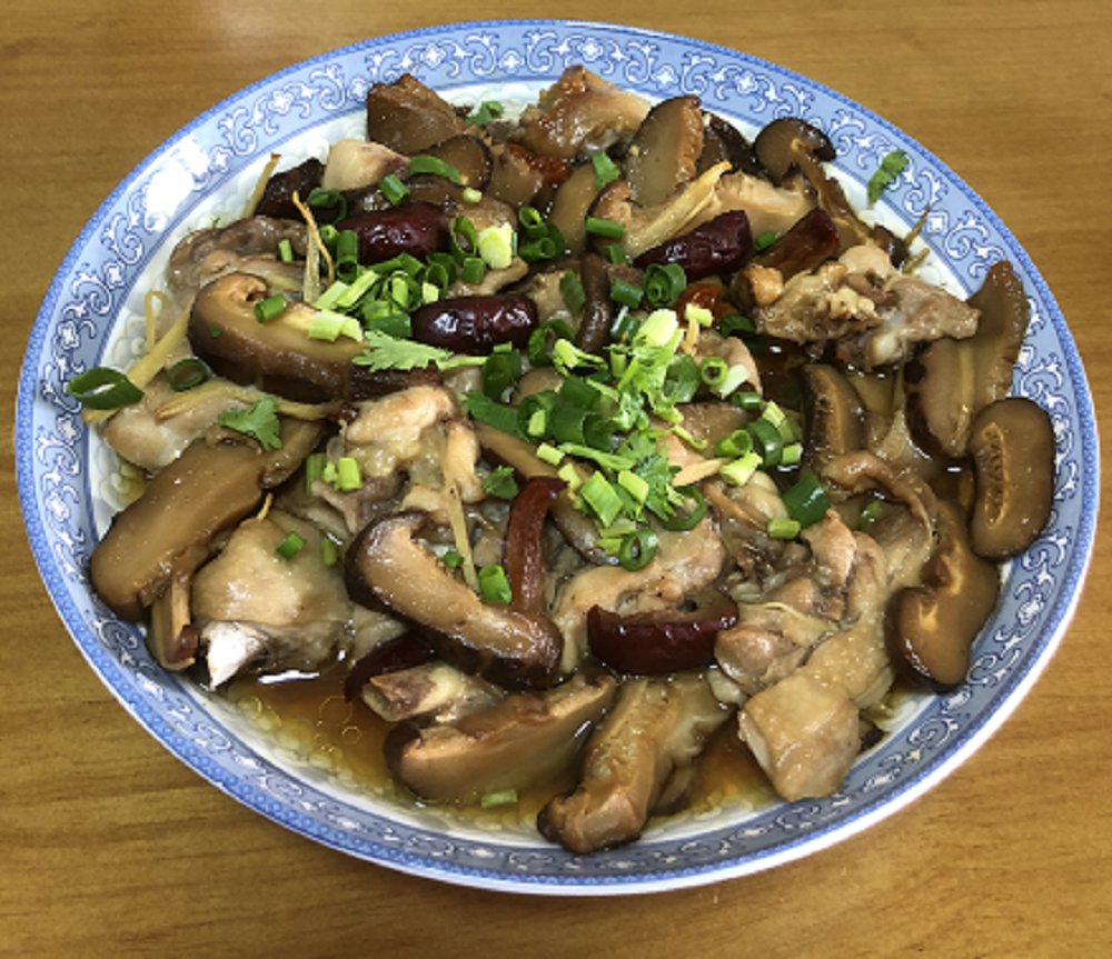 冬菇蒸滑雞