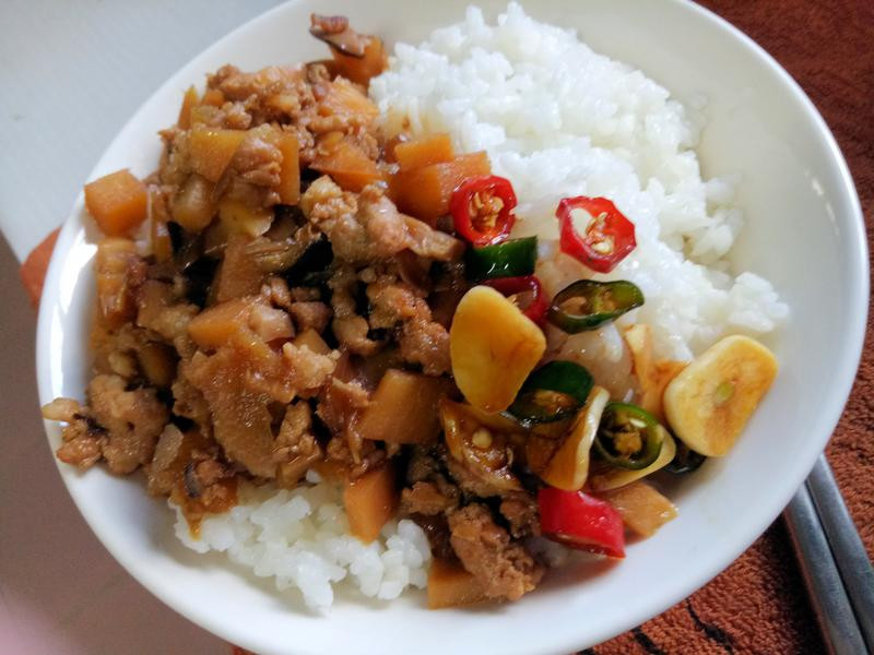 竹筍鹵肉