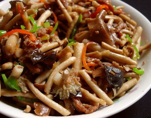 干煸茶樹菇