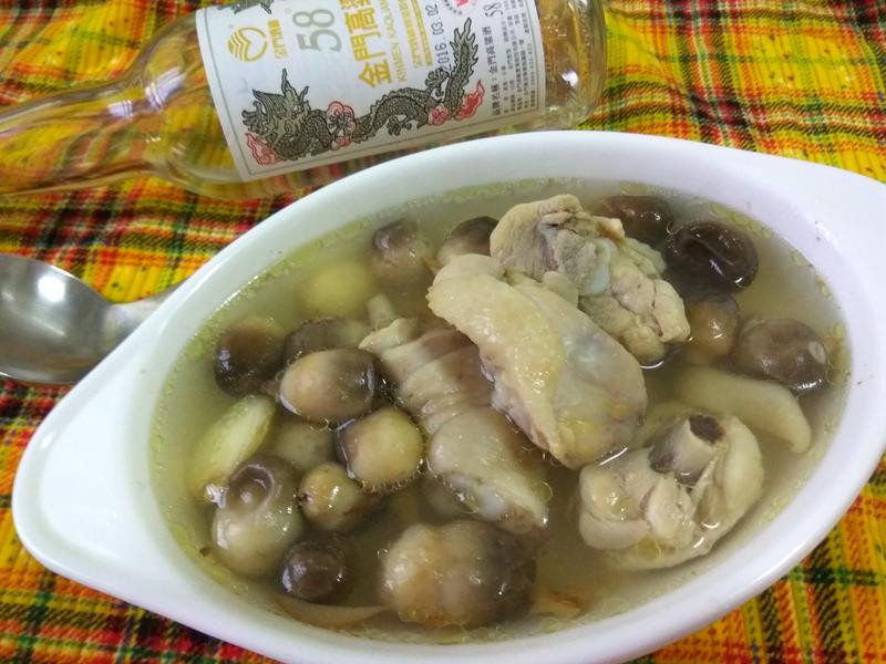 養生草菇雞湯
