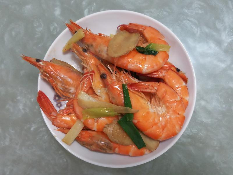 炒蝦子