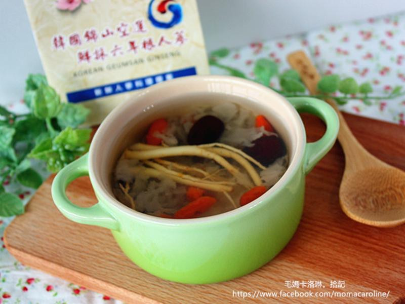 人參紅棗銀耳湯