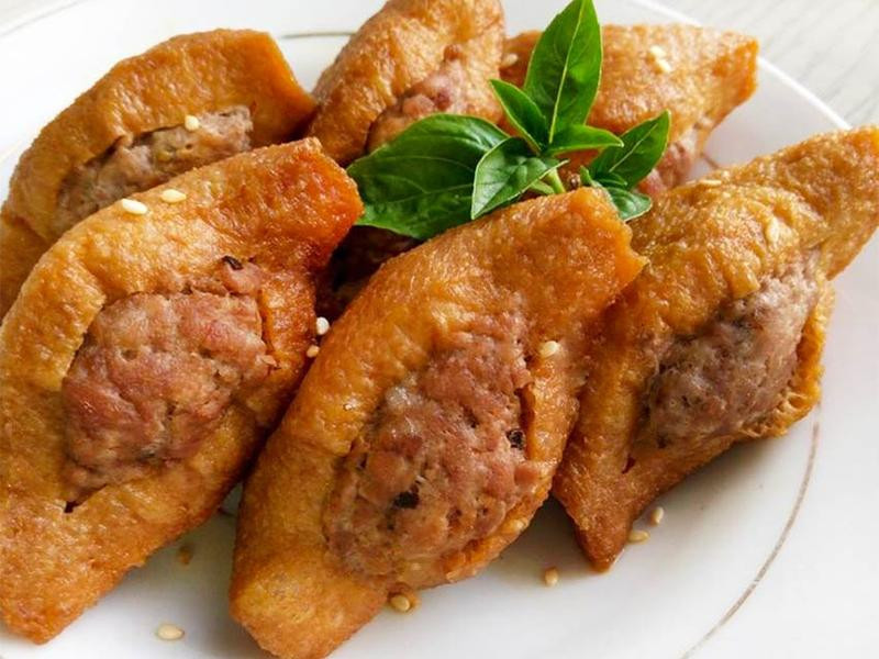 醬燒油豆腐鑲肉