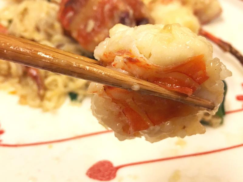 焗龍蝦干貝烏魚子拌面