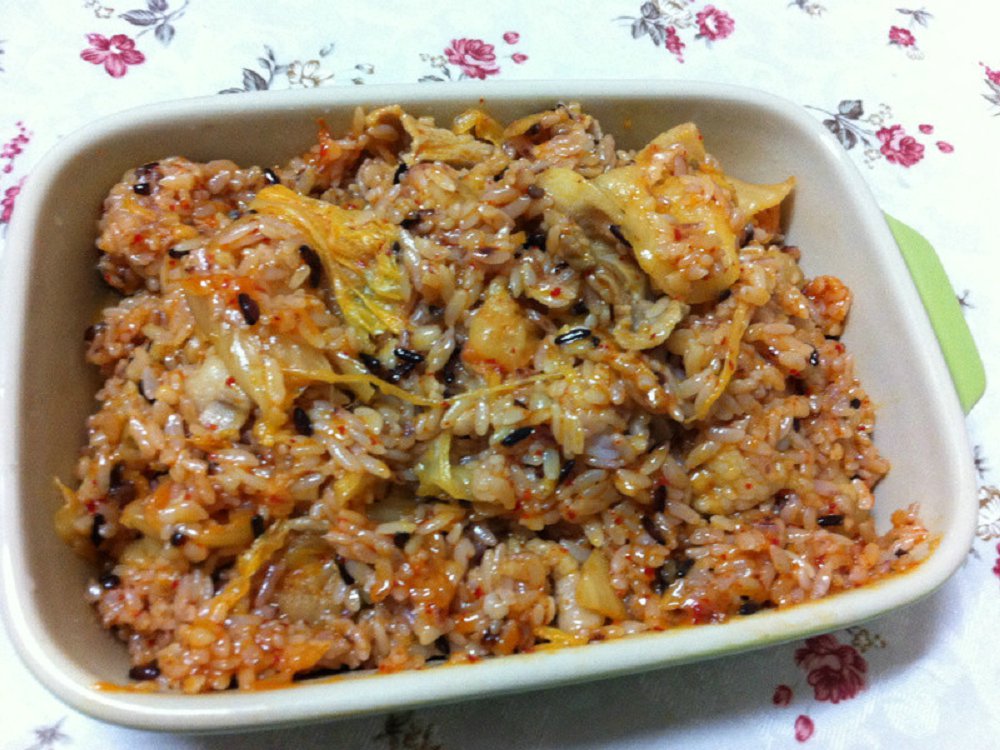 泡菜豬五花纖燴飯