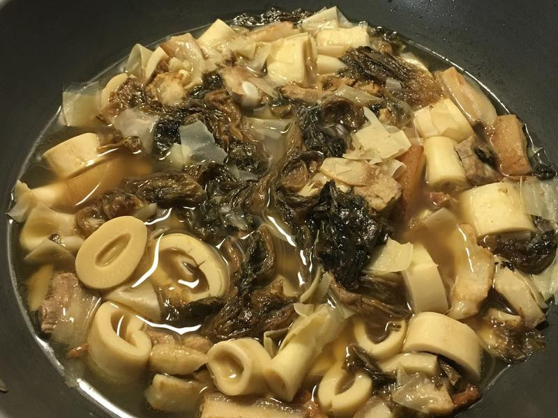 鹵梅干菜桂竹筍