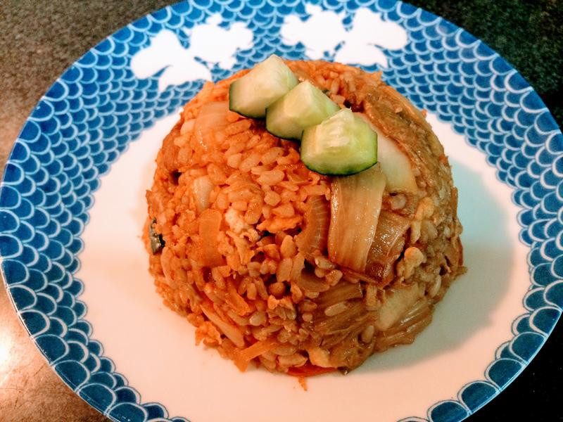 泡菜肉絲炒飯