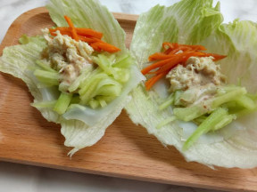 雞絲粉皮生菜包