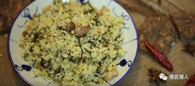 潮汕咸菜尾飯