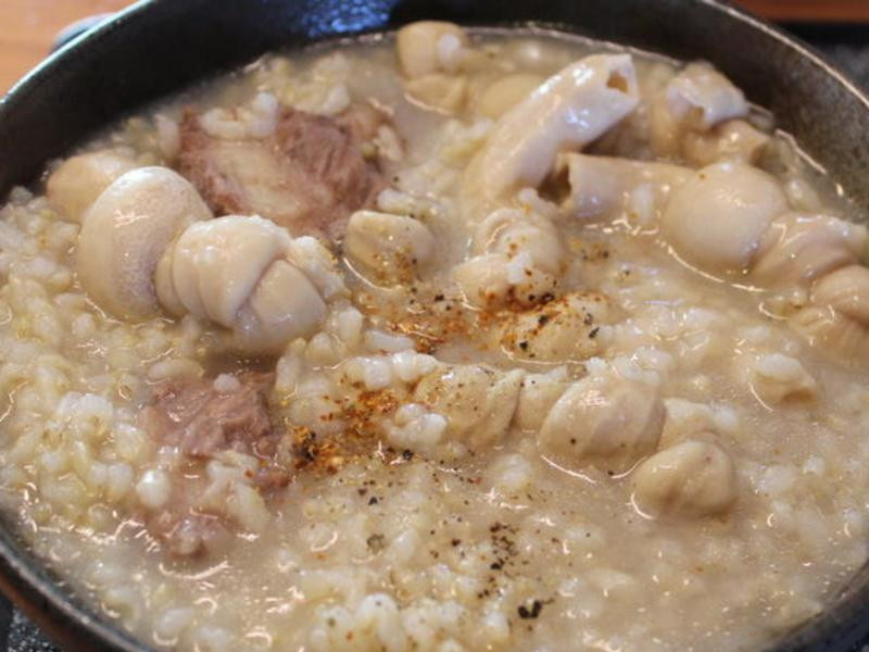 豬腸排骨糙米稀飯