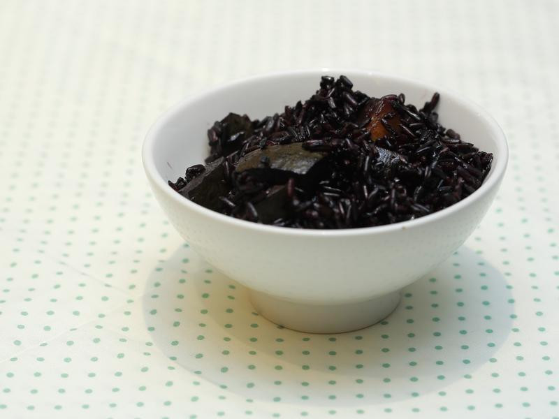 南瓜黑米飯