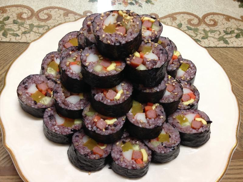 韓式紫米雜糧飯卷