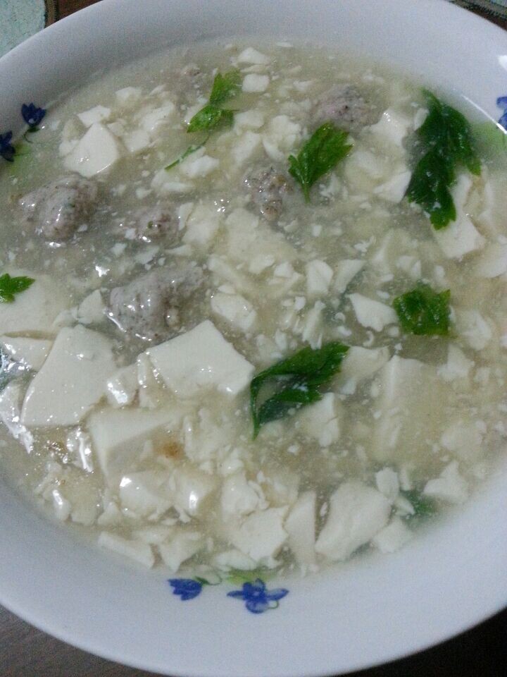 蝦肉蟹味菇豆腐羹