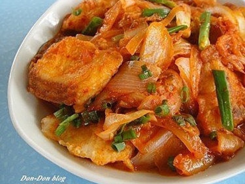 韓式泡菜鯛魚燒