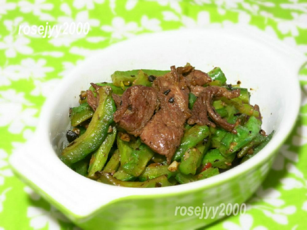 蒜頭豆豉牛肉苦瓜