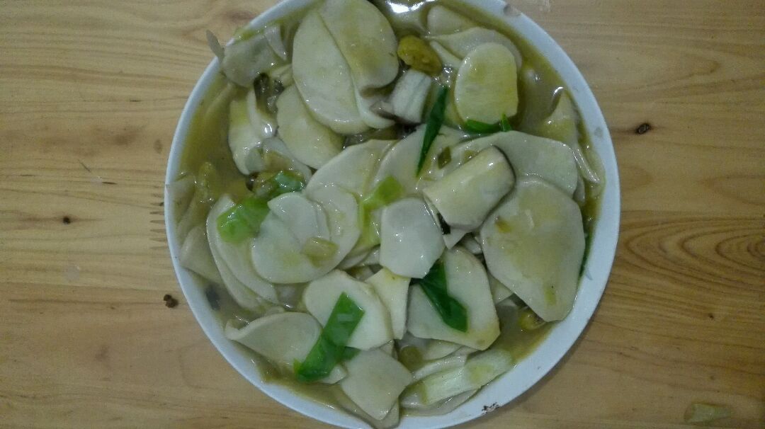 清炒雞腿菇