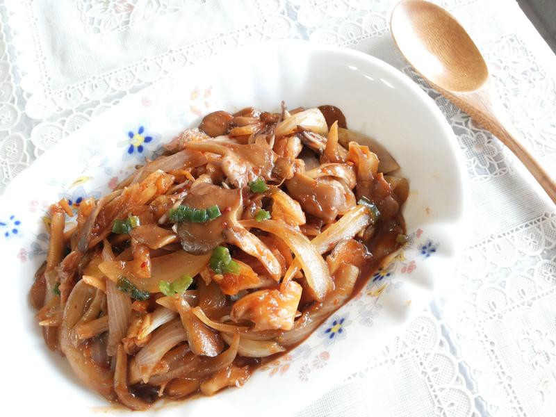 香辣韓式炒舞菇