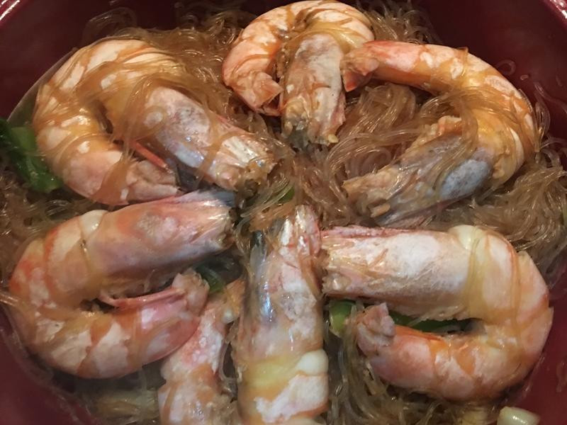 粉絲蝦煲