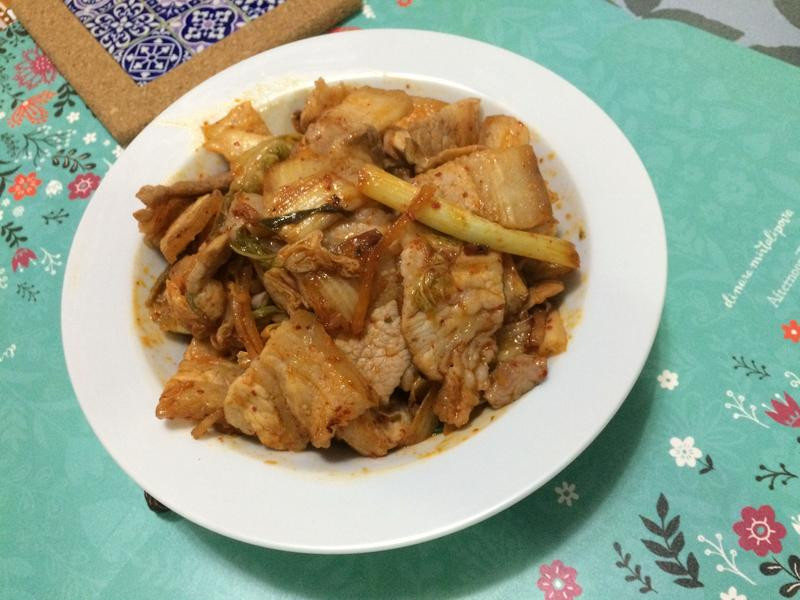 泡菜炒豬肉