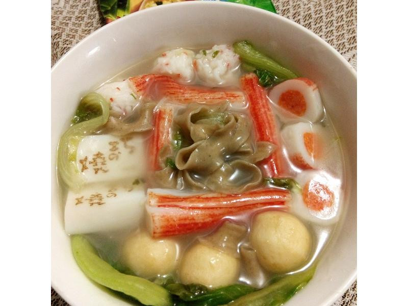 火鍋蕎麥海鮮面