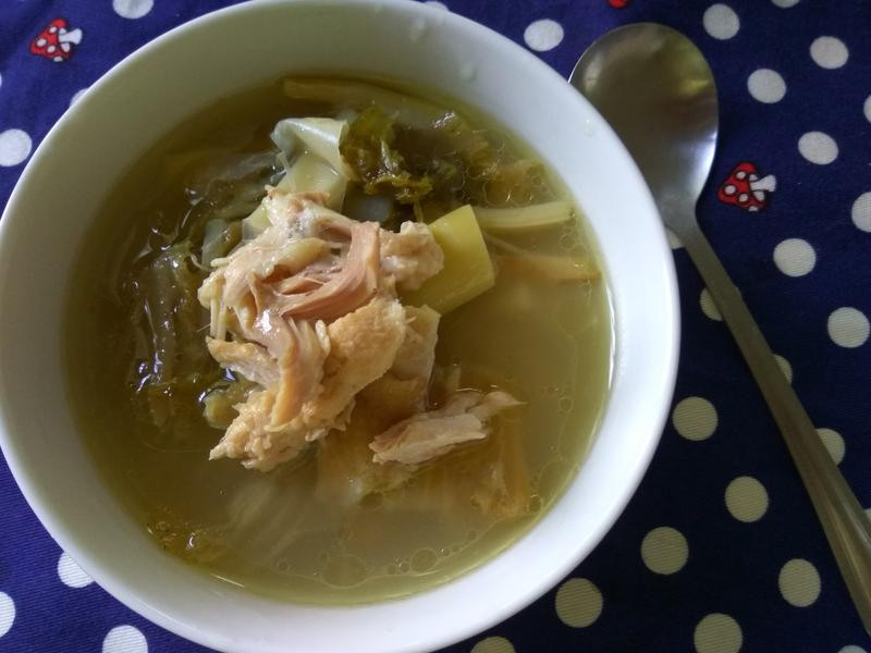 咸菜雞湯