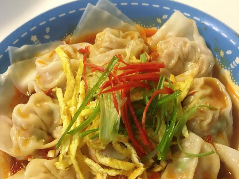 三絲紅油抄手
