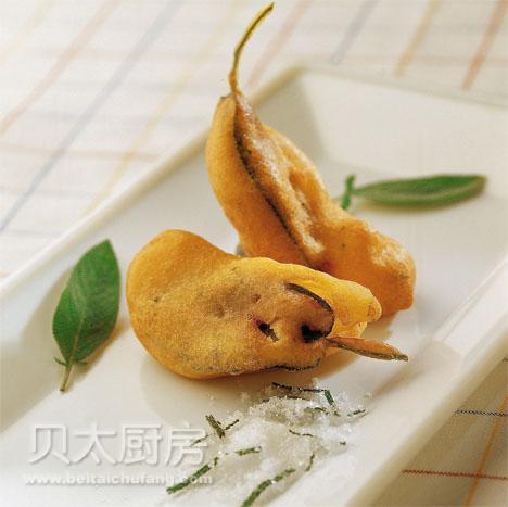 鼠尾草梨子甜點