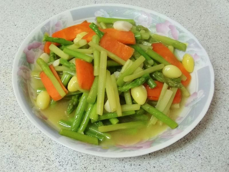 白果炒蘆筍