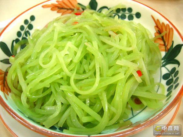 蔥油萵筍