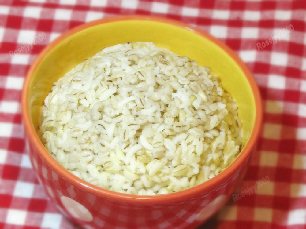 大麥糙米飯