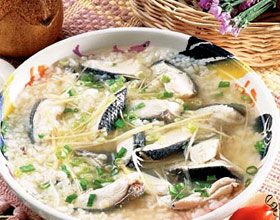 生滾青魚片粥
