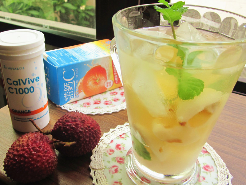 荔枝氣泡飲