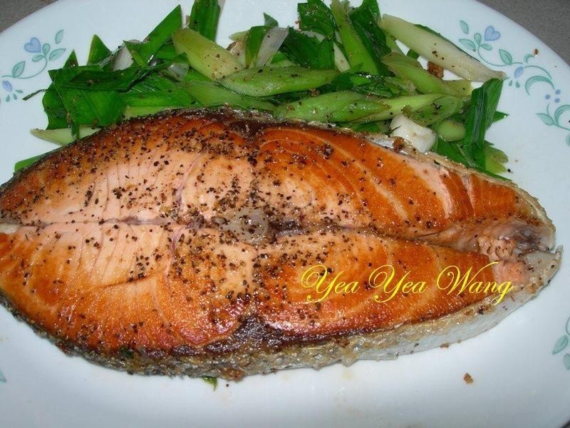蒜香鮭魚(yú)
