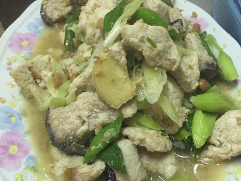 豆醬炒鯊魚