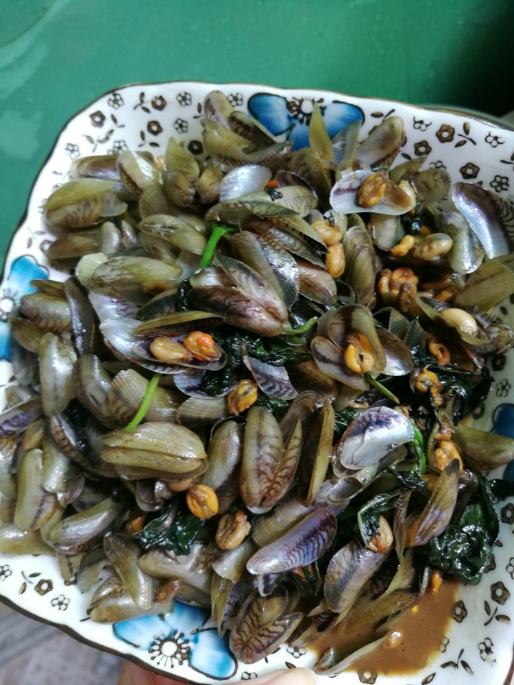 紫蘇炒海瓜子