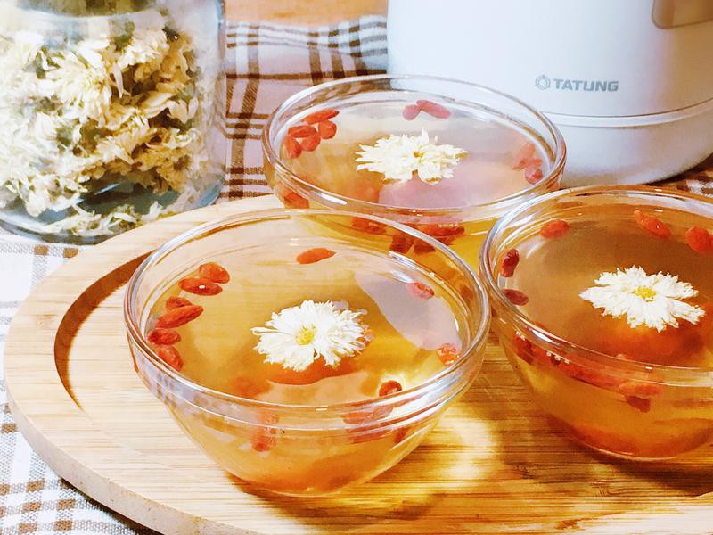 菊花枸杞茶凍